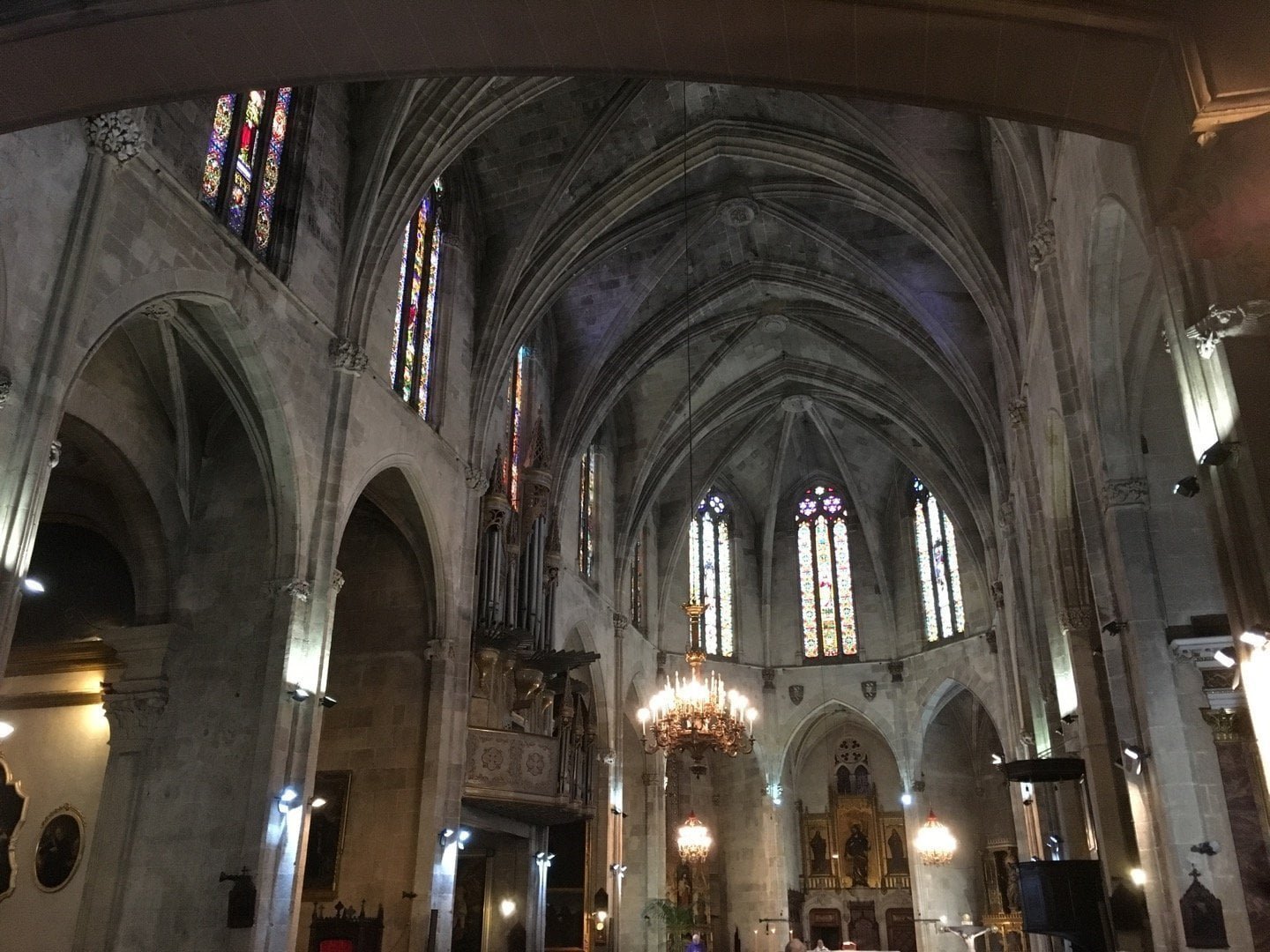 Interior de Sant Jaume, en Palma.