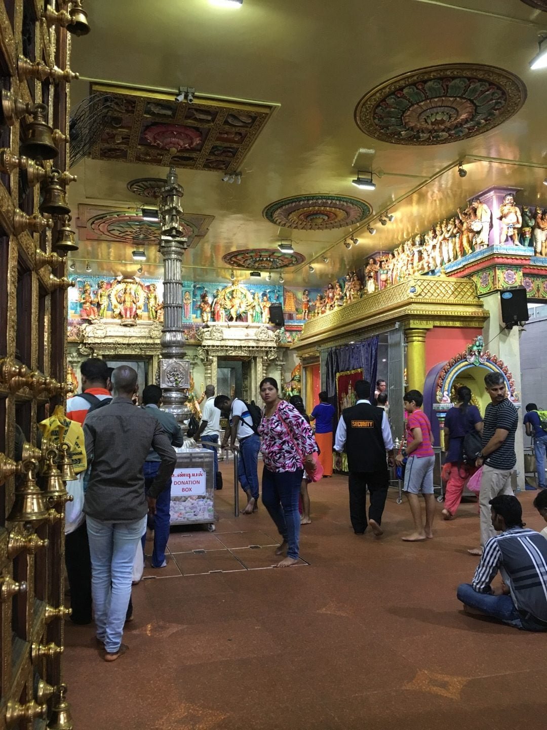 Entrada al templo Sri Veeramakaliamman