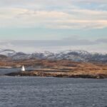 Frente a la isla de Skjørøya