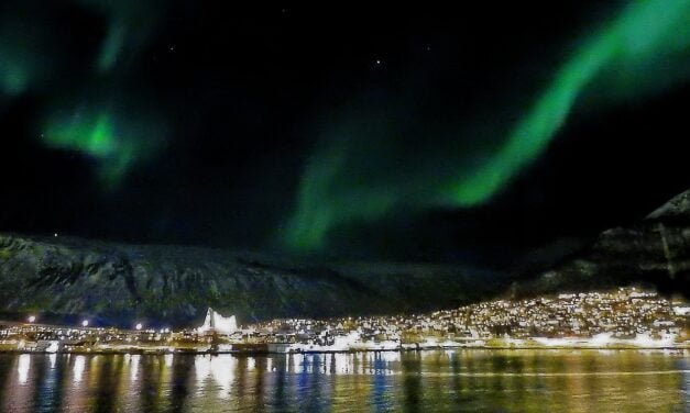 Aurora boreal en Tromsø