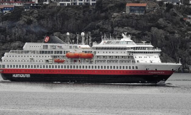 En el MS Finnmarken