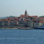 Korčula desde el mar