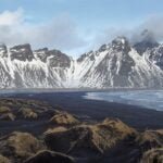 Vestrahorn desde la playa de Stokksnes