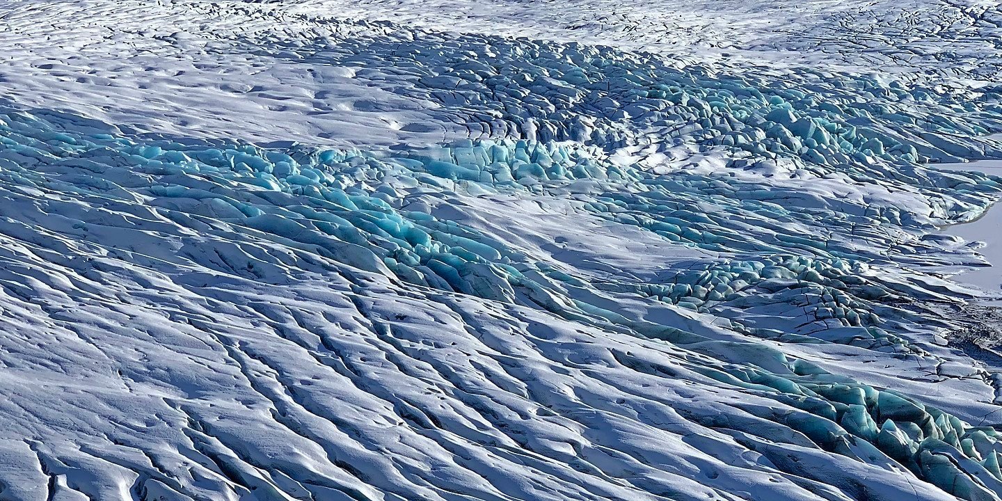 Superficie helada del Skaftafellsjökull