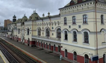 En la estación final del Transiberiano