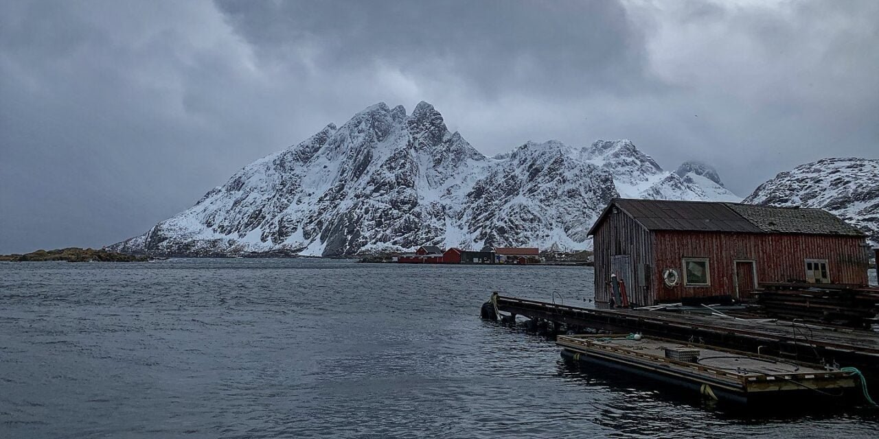Un caprichoso día de invierno en las islas Lofoten