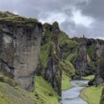El cañón de Fjaðrárgljúfur