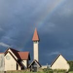 Mañana de sol y lluvia en Reykholt