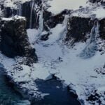 Stuðlagil en invierno