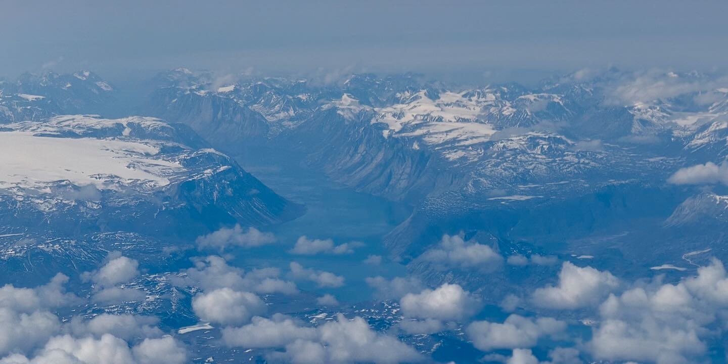 El Kangerlussuaq desde el aire