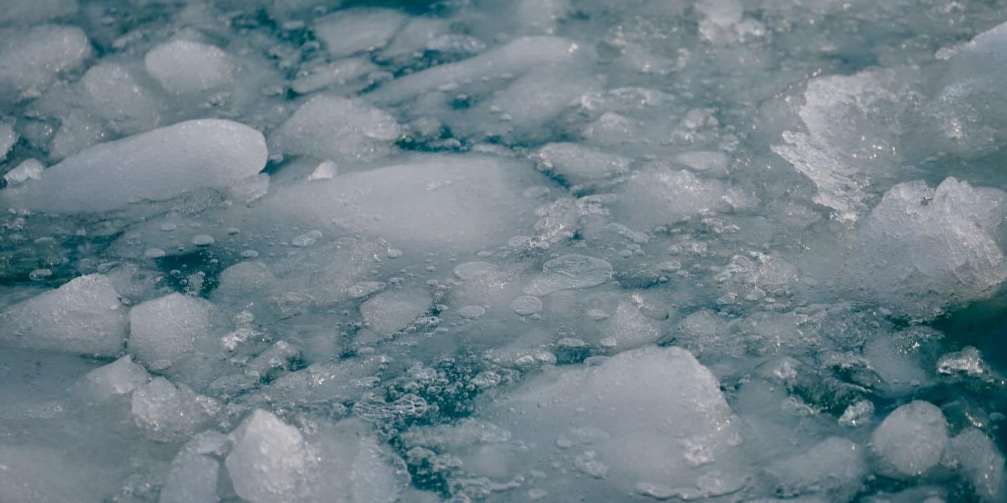 Extraña superficie helada