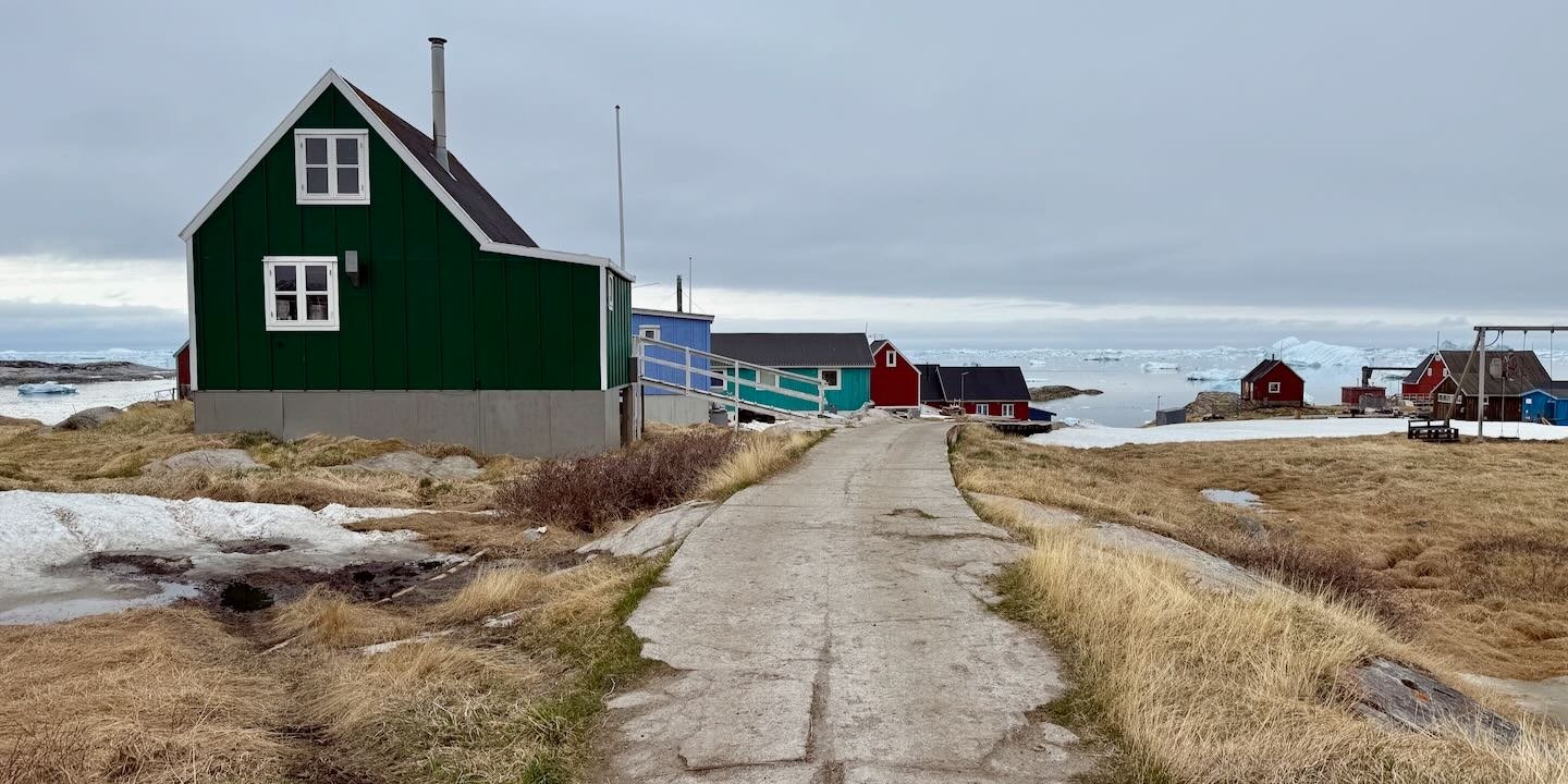 Una calle de Ilimanaq