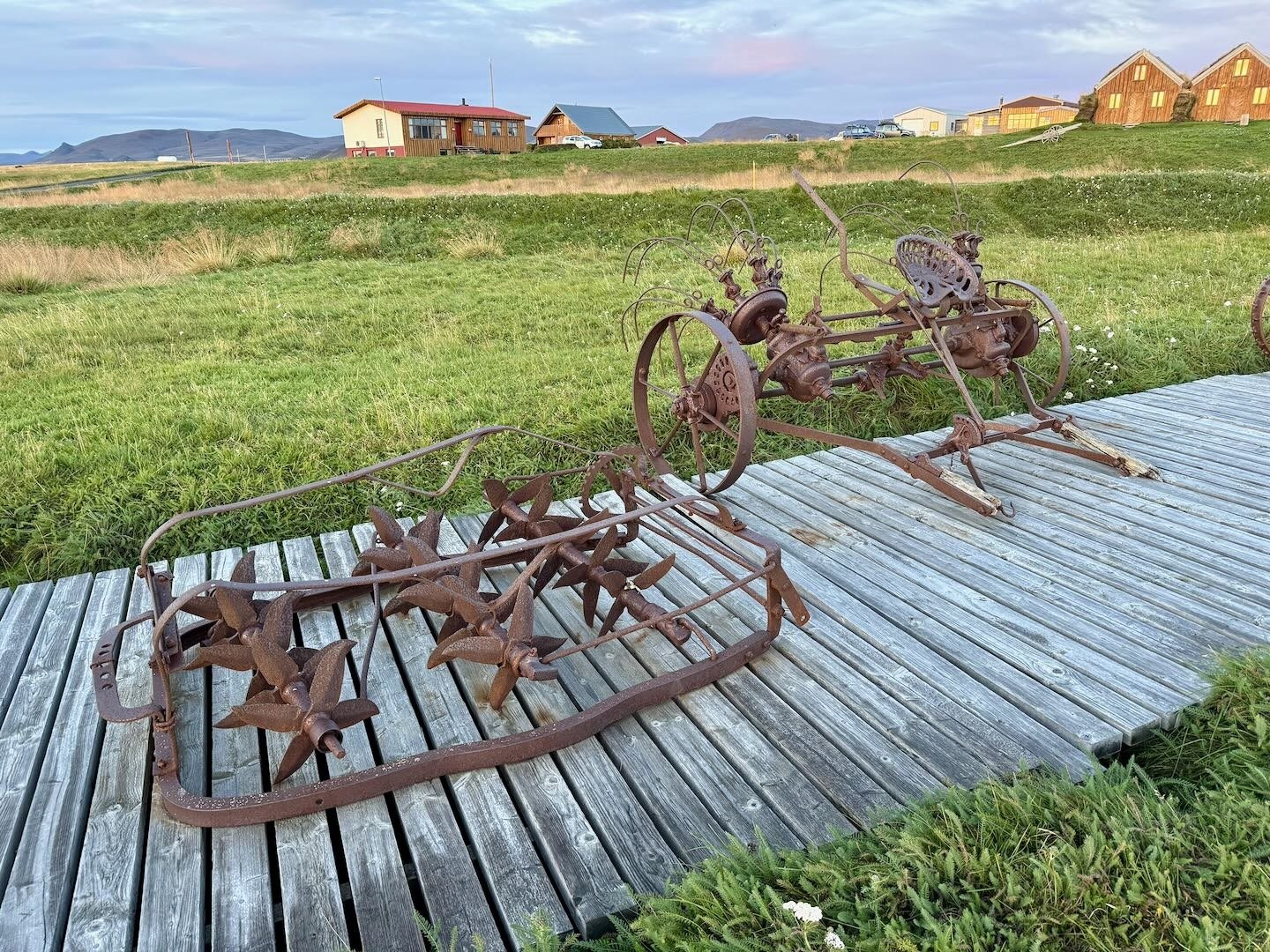 Antigua maquinaria agrícola