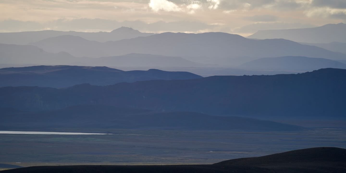 Atardecer desde Möðrudalsleið