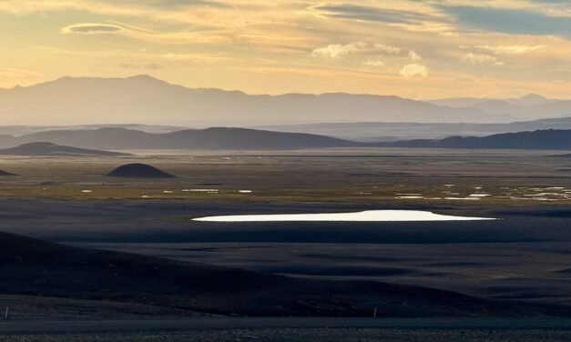 Atardecer en Möðrudalsleið