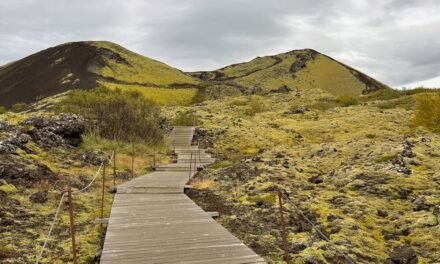 El cráter de Grábrók