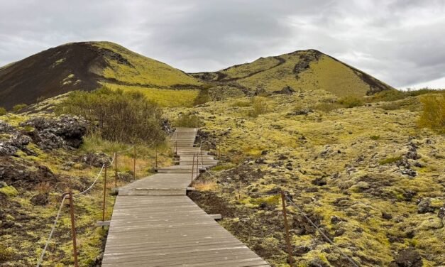 El cráter de Grábrók