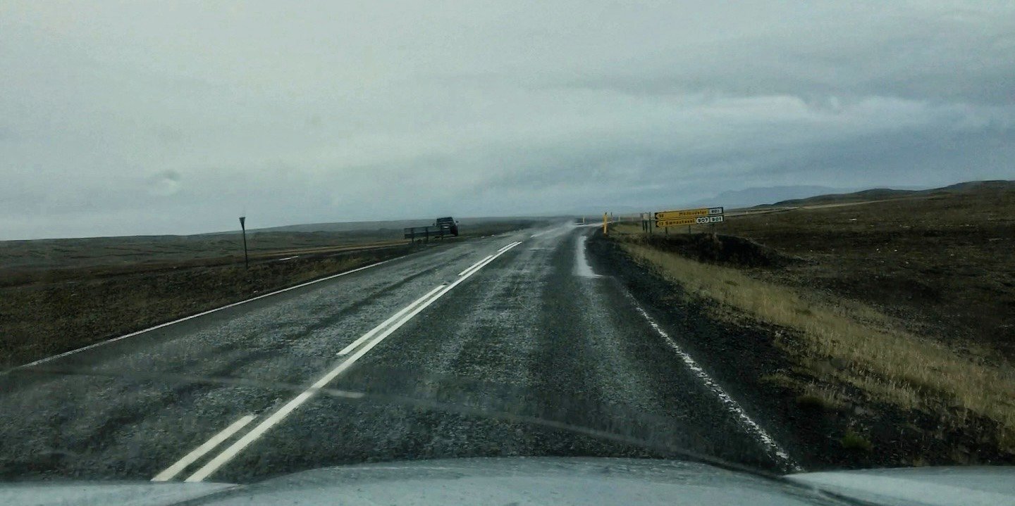 Llegando al desvío de la 901