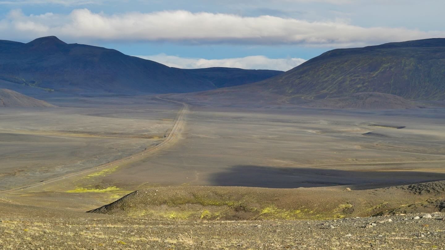Mirando atrás en Möðrudalsleið