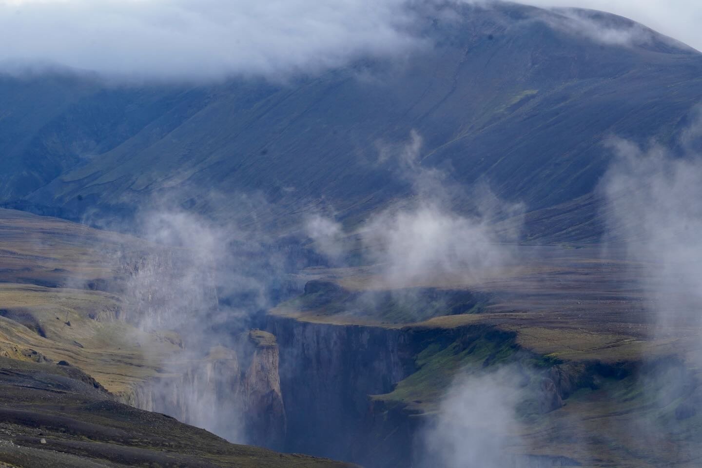 El cañón de Hafrahvammagljúfur