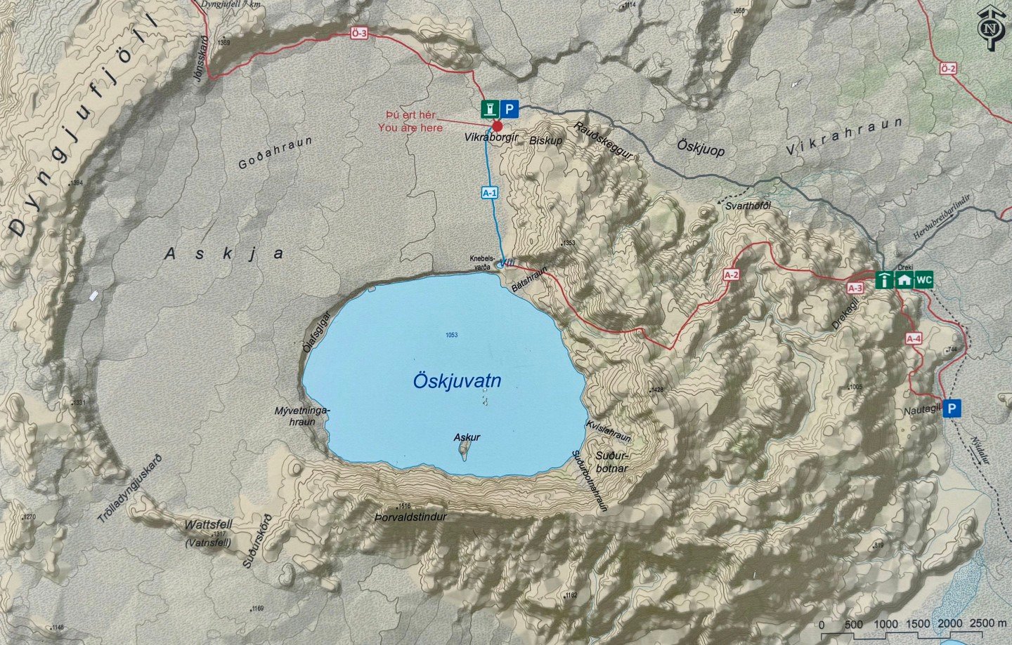 El cráter del Askja