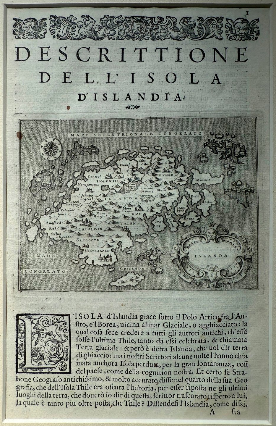 Descrittione dell’Isola d’Islandia