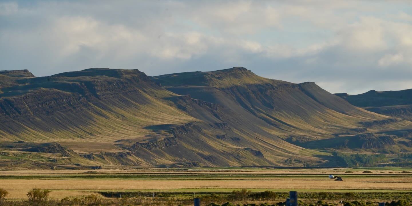 Atardecer otoñal en Norðurárdalur