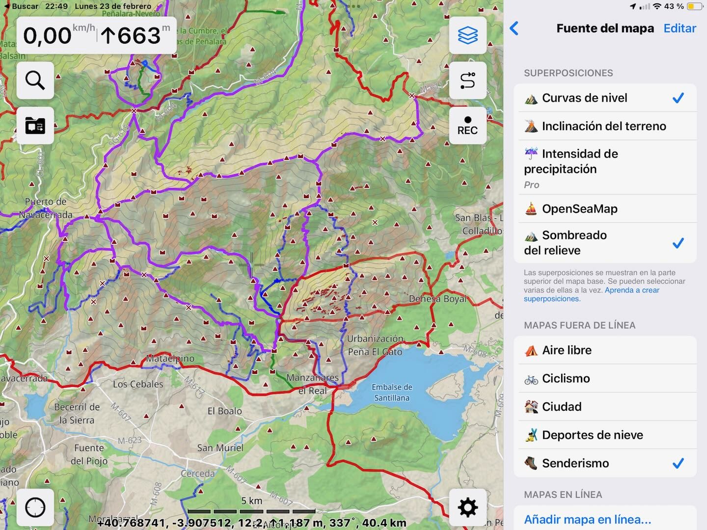 Senderismo en el entorno del embalse de Santillana