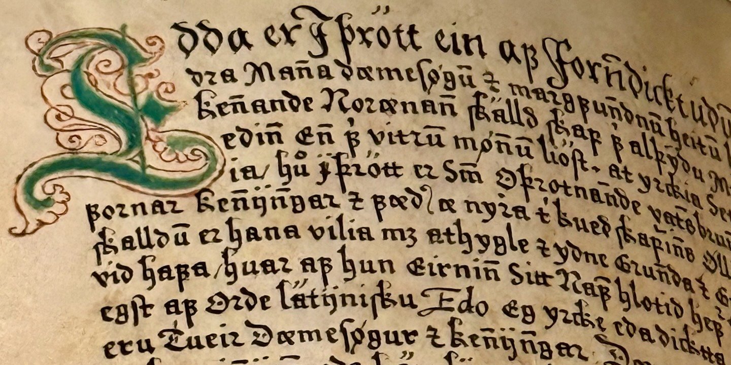 Edda la memoria escrita de Islandia